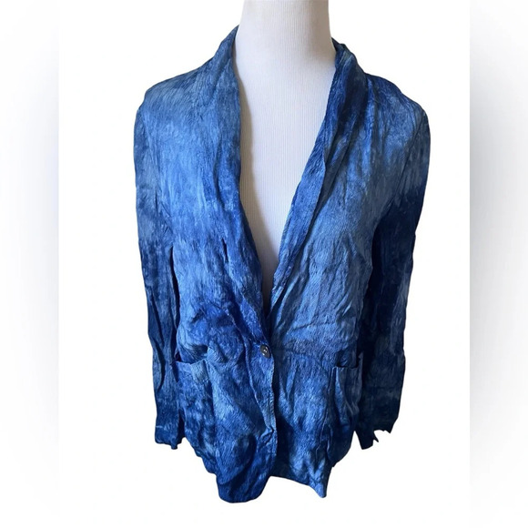 Raquel Allegra Tie Dye Blazer Jacket, size 3 or Large - Picture 1 of 7